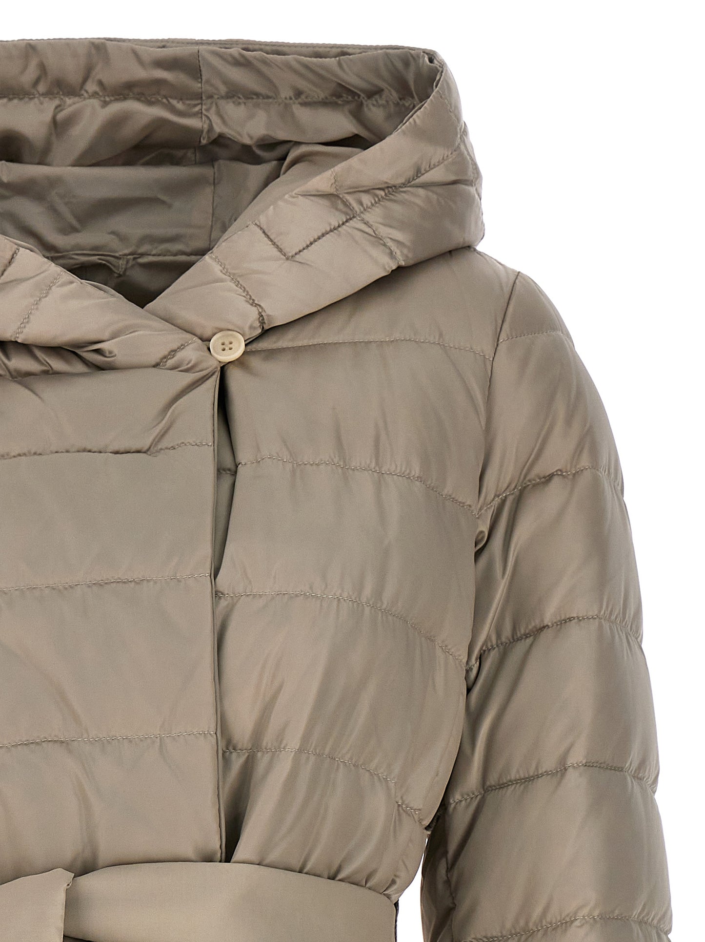 Max Mara Women's Quilted Down Goose Reversible Waterproof Polyamide Polyester & Goose-Down Puffer Jacket - Beige