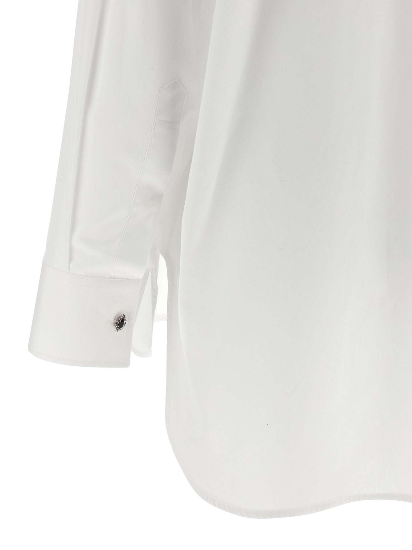 Blouse by Golden Goose for women in cotton pearl & white, featuring a nuanced and nuanced for a sophisticated finish.