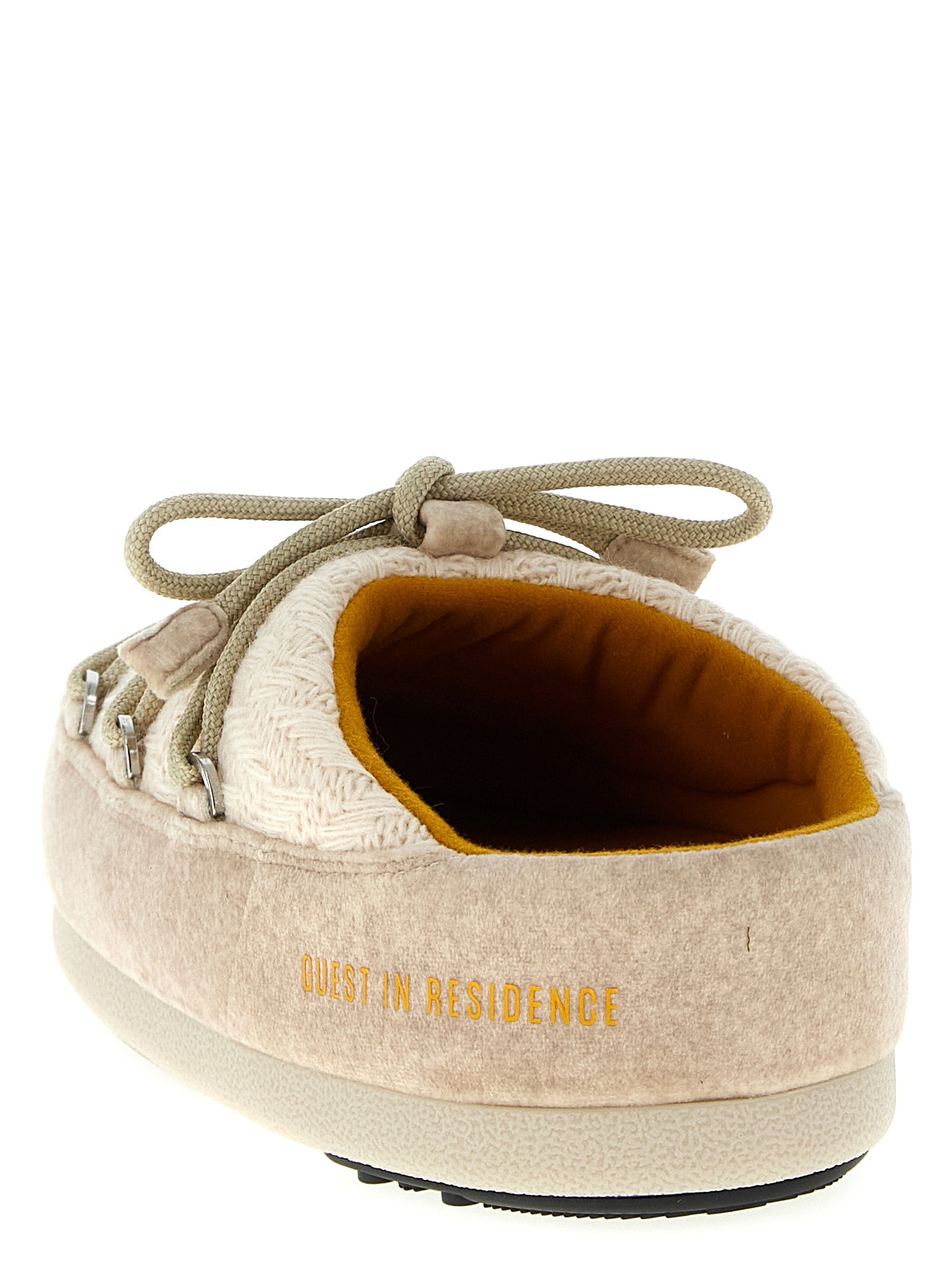 Moon Boot Women's Plush Cashmere & Polyester Flat Boots - Beige