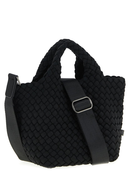 Shopper Tote Clutch Bag by NAGHEDI for women in modal & viscose black features an jet-setting St Barths Modal & Viscose Shopper Tote Clutch Bag design with a secure , jet-setting , and versatile shoulder-strap, adjustable-strap & handle for a jet-setting look.