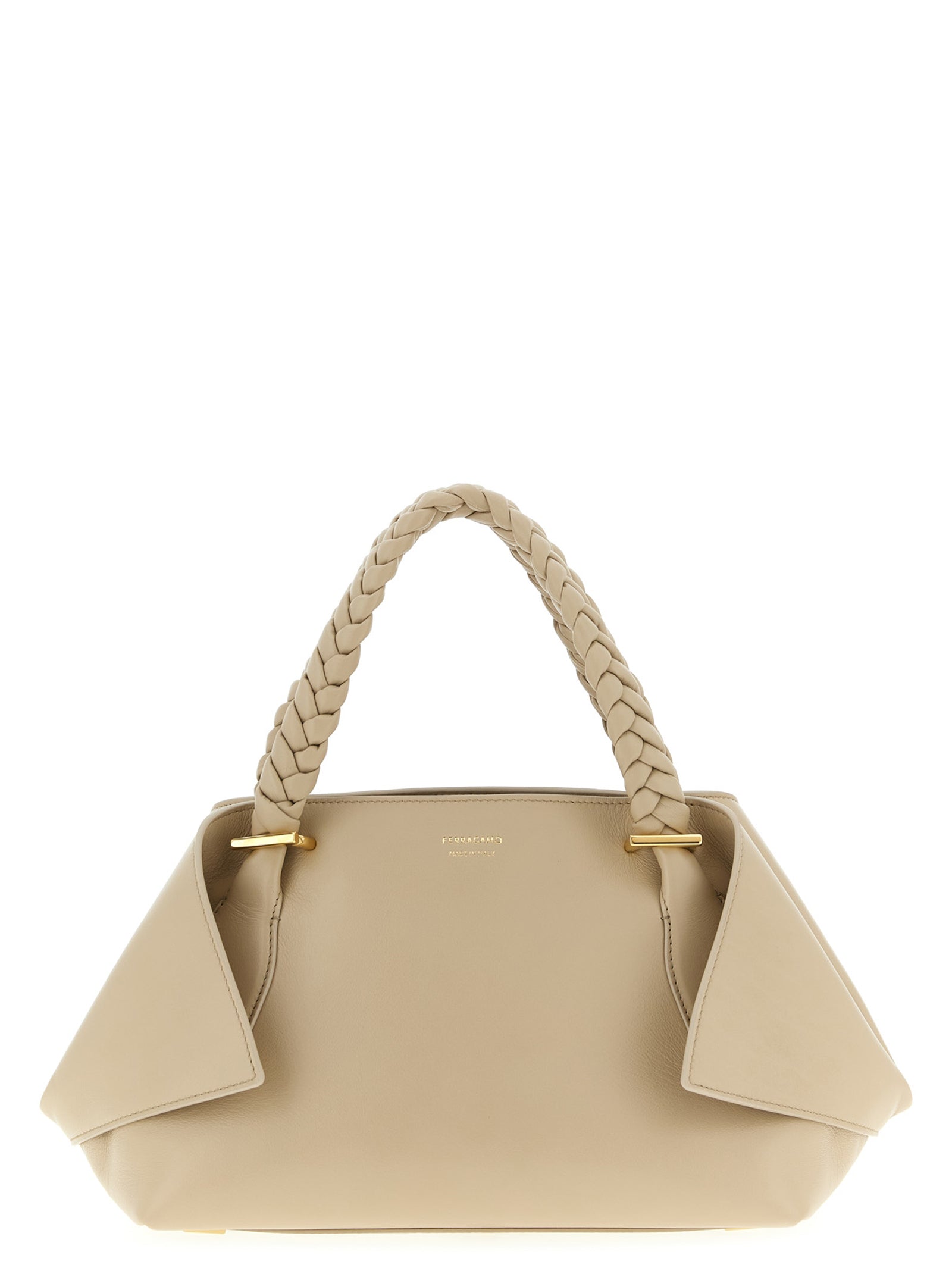 Handbag by Ferragamo for women in calfskin leather gray features a exquisite silhouette, showcasing a secure zipper and exquisite with versatile shoulder-strap, adjustable-strap & handle for a exquisite finish.