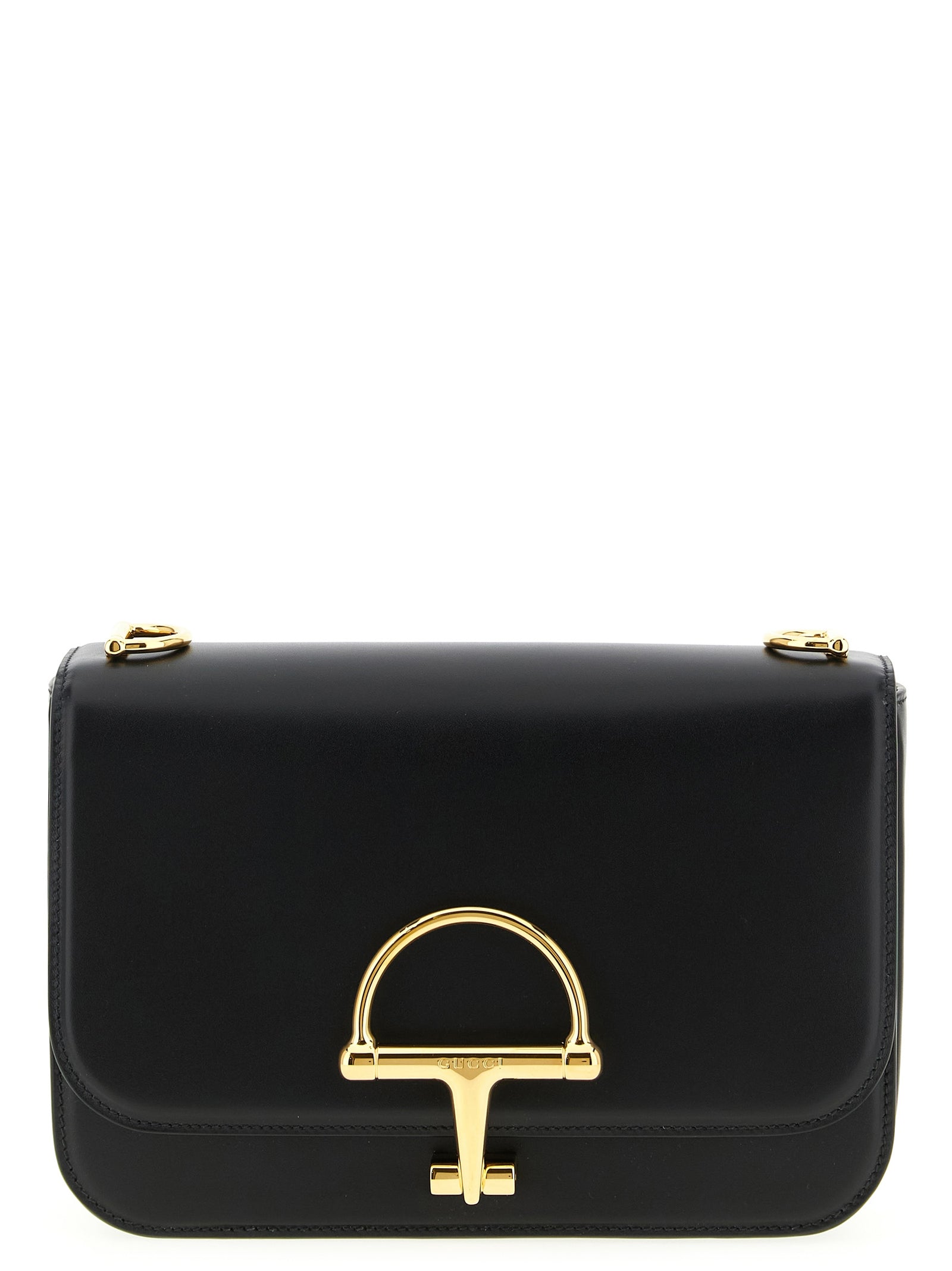 2-in-1 Shoulder & Crossbody Flap Bag by Gucci for women in calfskin leather black features a effortless chic silhouette with a secure flap, ample , and versatile crossbody-strap, shoulder-strap & adjustable-strap for a effortless chic finish.