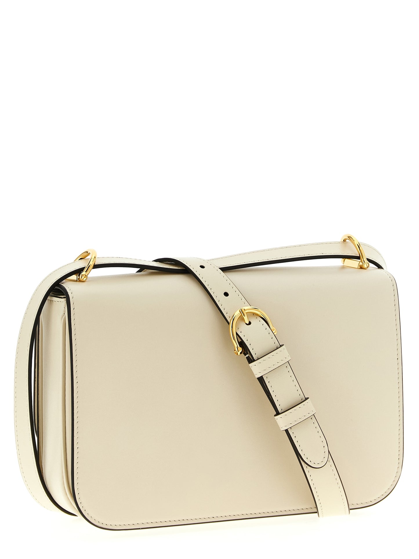 2-in-1 Shoulder & Crossbody Flap Bag by Gucci for women in calfskin leather white features a effortless chic silhouette with a secure flap, ample , and versatile crossbody-strap, shoulder-strap & adjustable-strap for a effortless chic finish.