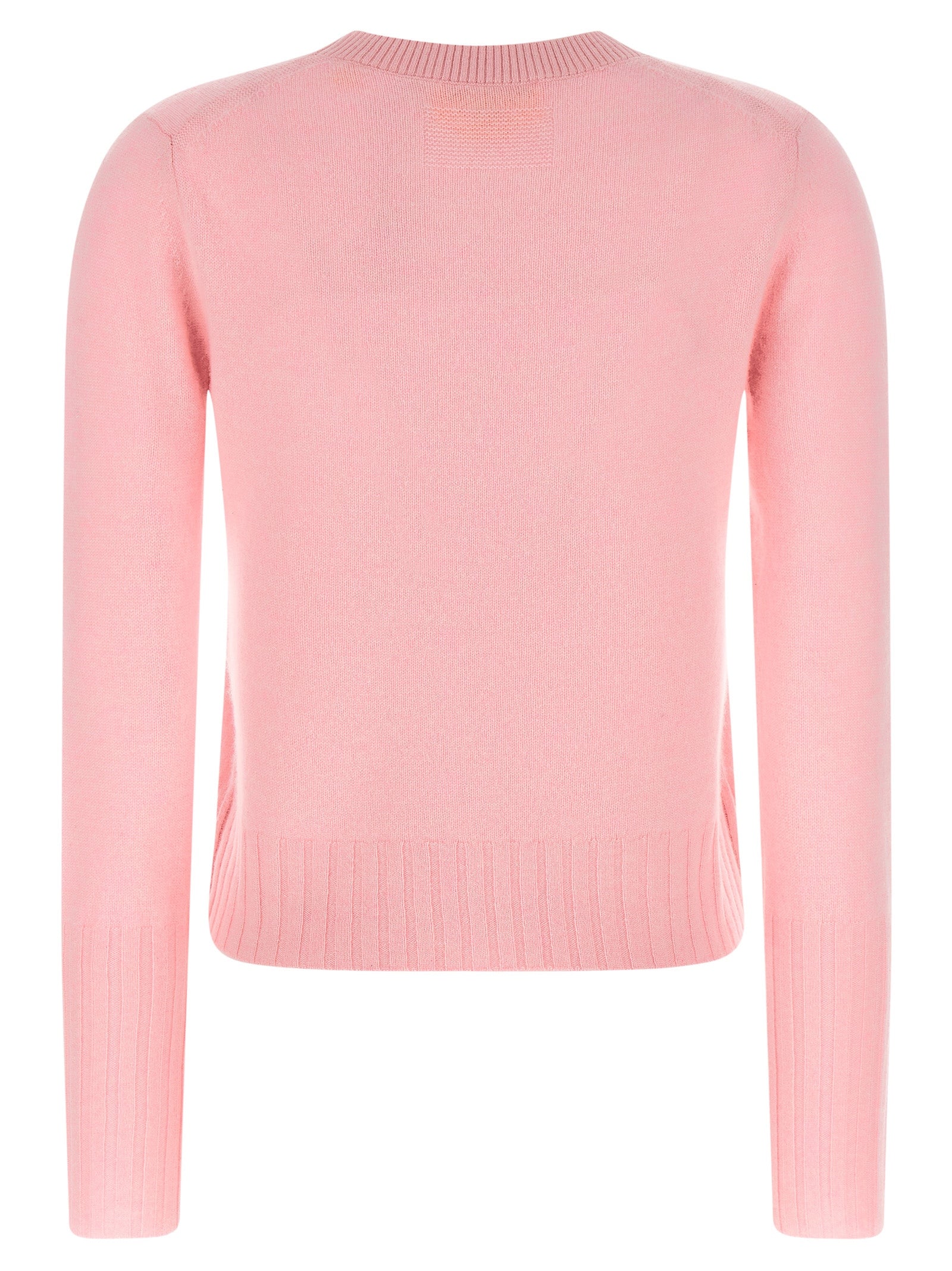 Cardigan by Guest in Residence for women in cashmere multicolor & pink features an impeccable silhouette, showcasing a sophisticated crew neckline and detail for a truly impeccable finish.
