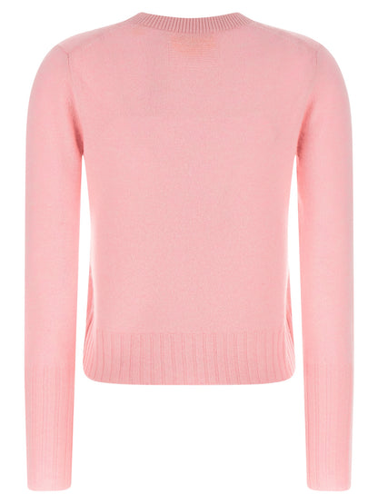 Cardigan by Guest in Residence for women in cashmere multicolor & pink features an impeccable silhouette, showcasing a sophisticated crew neckline and detail for a truly impeccable finish.