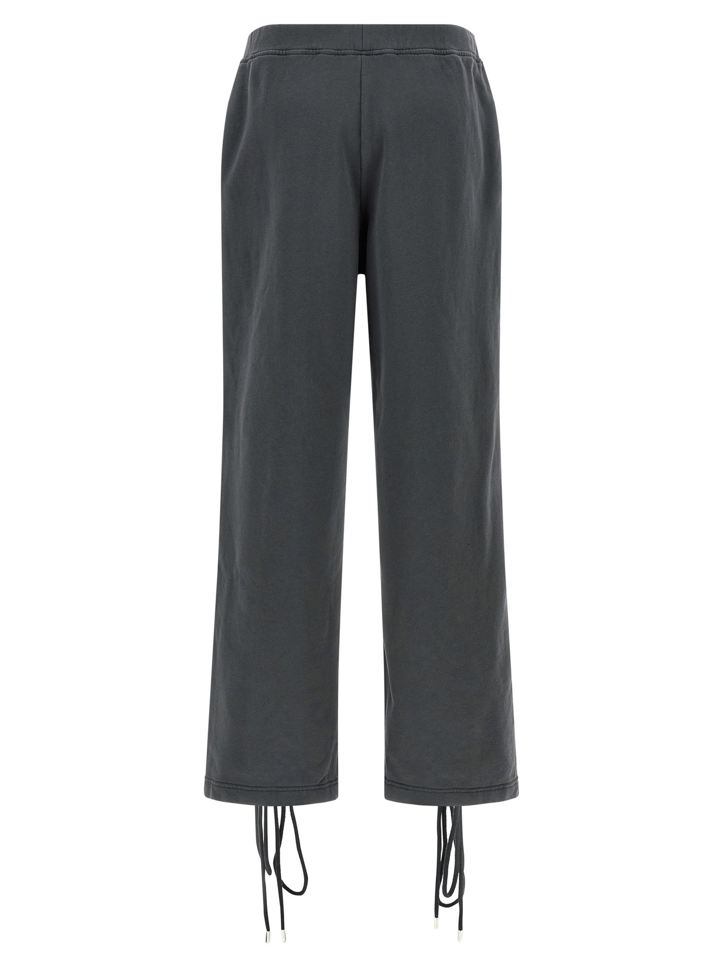 Trousers by ROTATE BIRGER CHRISTENSEN for women in cotton gray features a sculptural silhouette, showcasing a sculptural and long with a sophisticated for a sculptural finish.