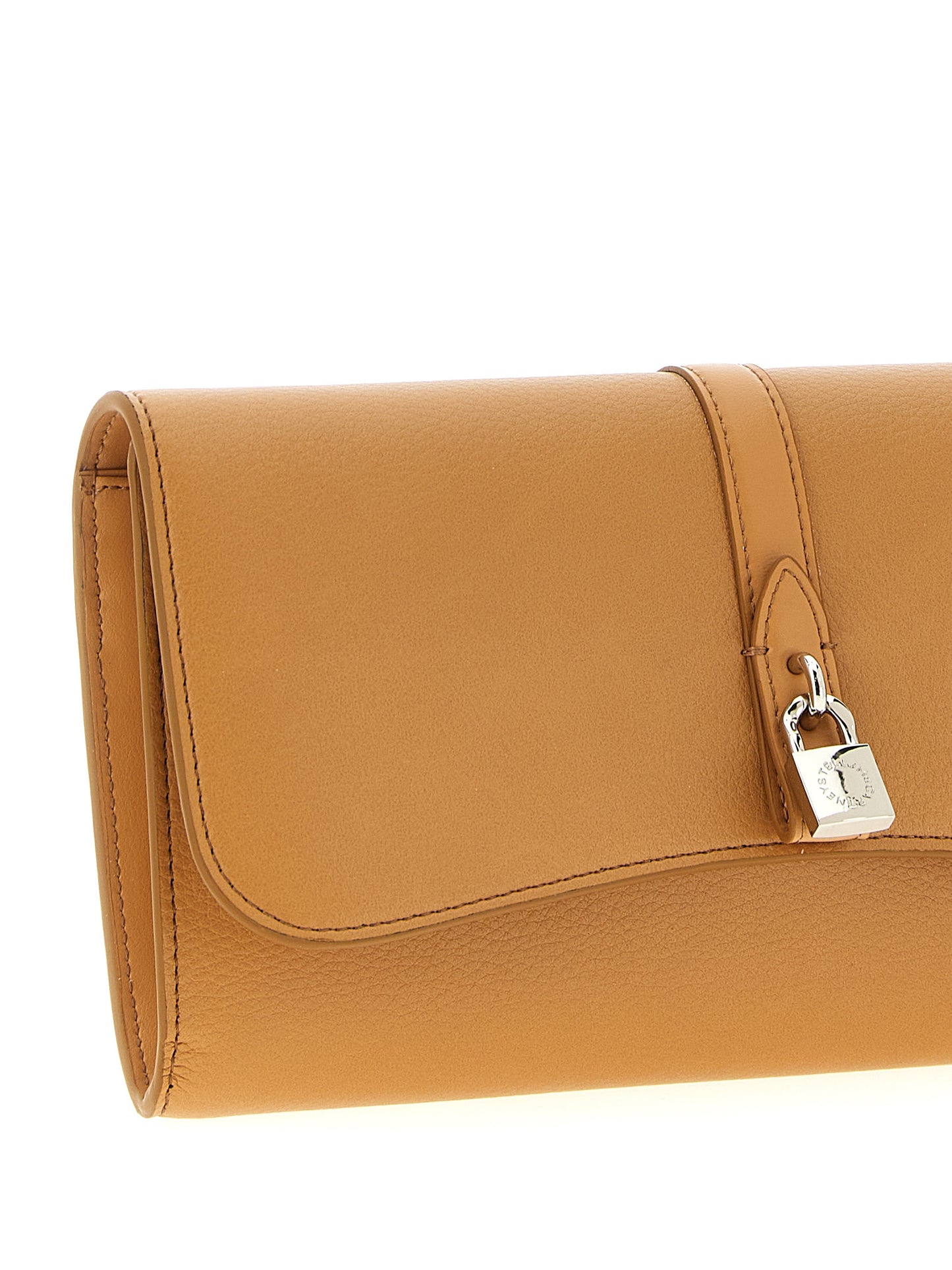Cardholder Card Case by Stella McCartney for women in nylon polyamide & polyurethane beige features a distinguished silhouette, showcasing the distinguished design of the Ryder Nylon Polyamide & Polyurethane Cardholder Card Case with refined card-organization eco-friendly.