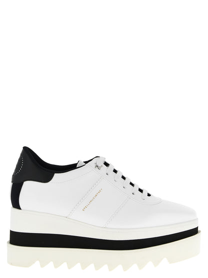 Stella McCartney White Polyethylene Wedge Sandals