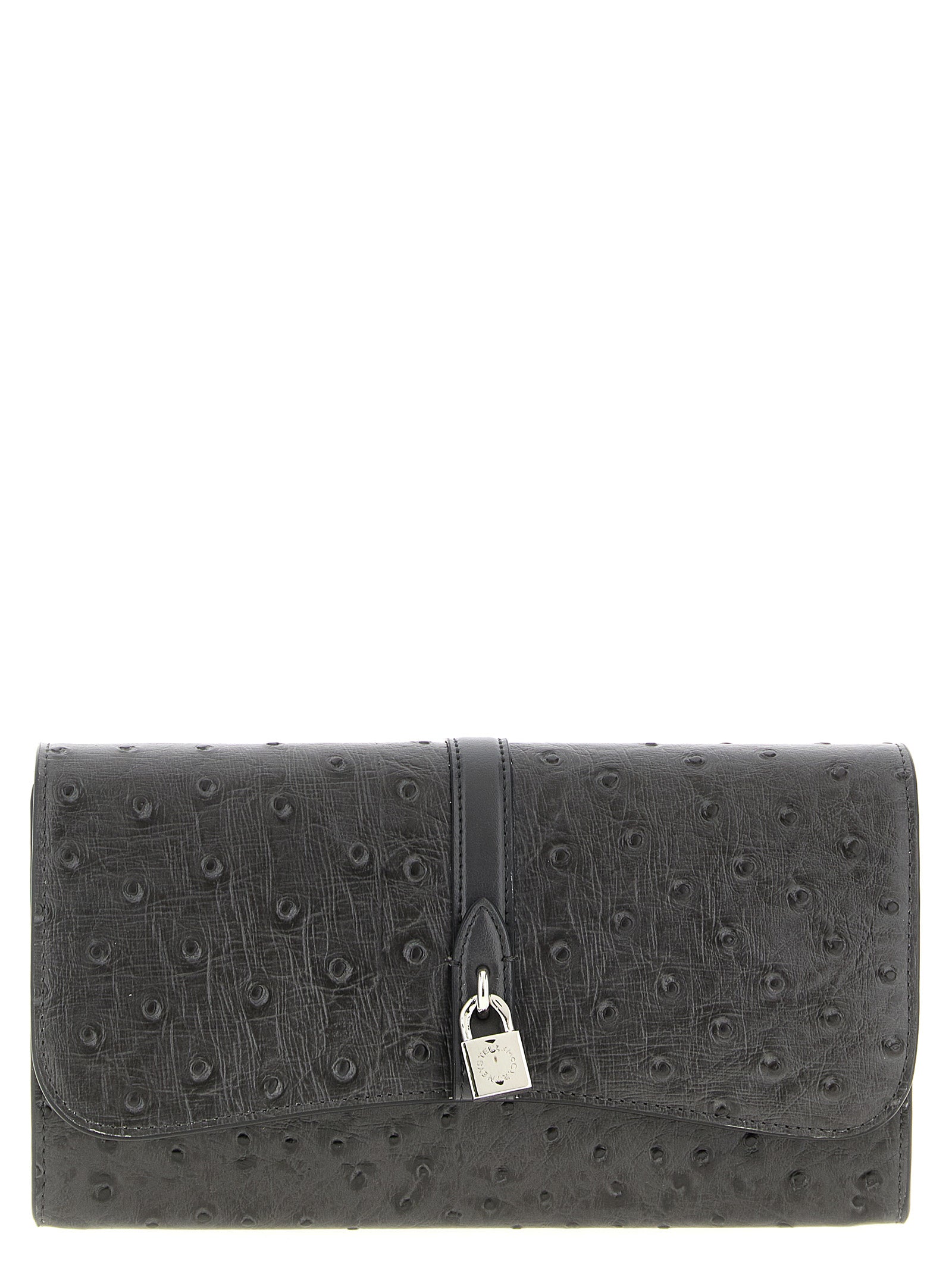 Cardholder Card Case by Stella McCartney for women in polyester black features a distinguished silhouette, showcasing the distinguished design of the Ryder Polyester Cardholder Card Case with refined card-organization eco-friendly chain.