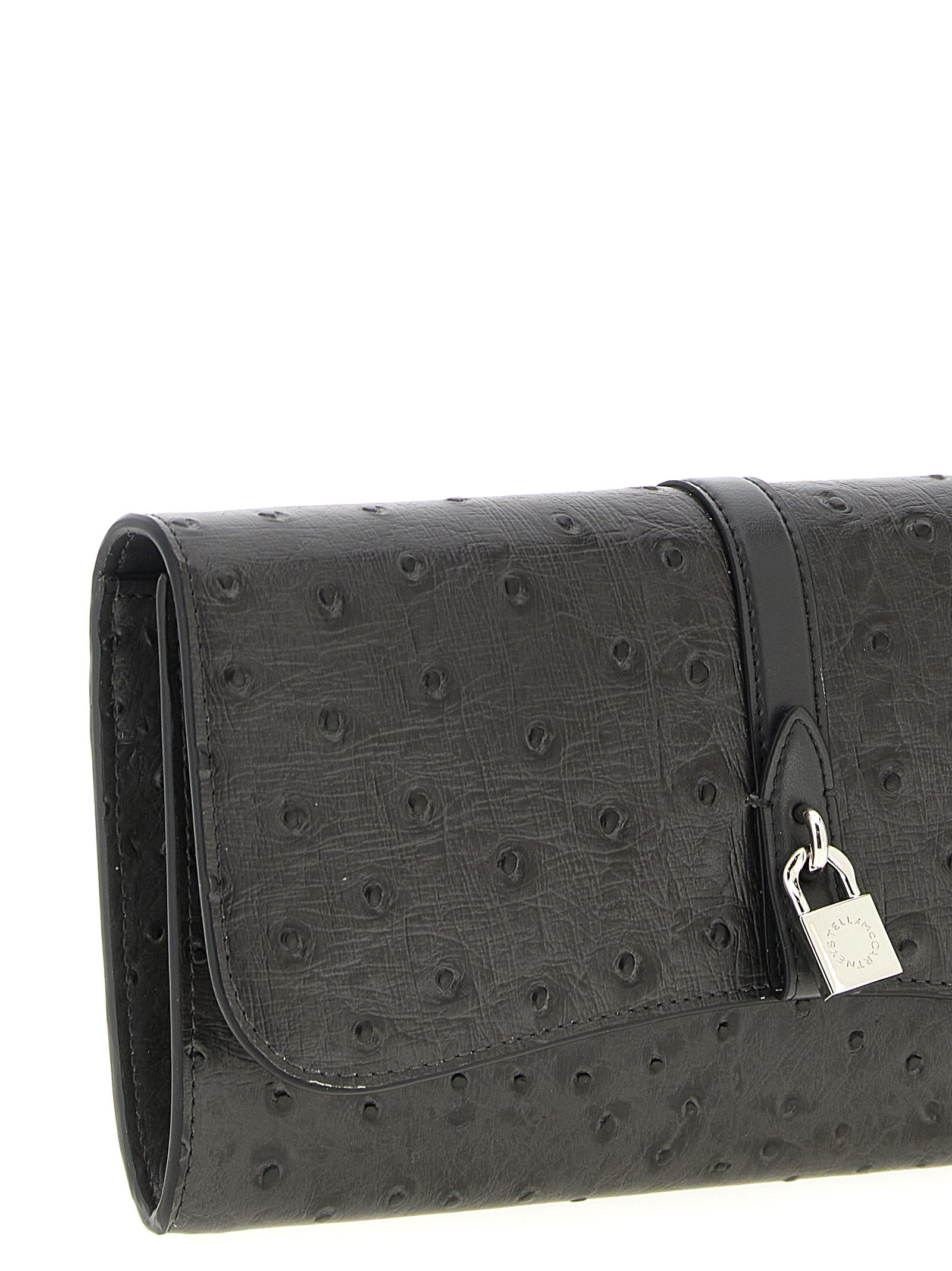 Cardholder Card Case by Stella McCartney for women in polyester black features a polished Ryder Polyester Cardholder Card Case design with polished card-organization eco-friendly chain.