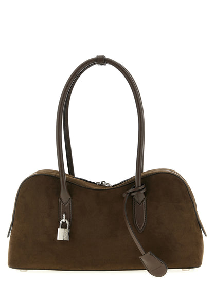 2-in-1 Shoulder & Crossbody Bag by Stella McCartney for women in polyester brown features an effortlessly chic silhouette with a secure zipper, ample , and versatile crossbody-strap, shoulder-strap & handle for effortlessly chic everyday luxury.