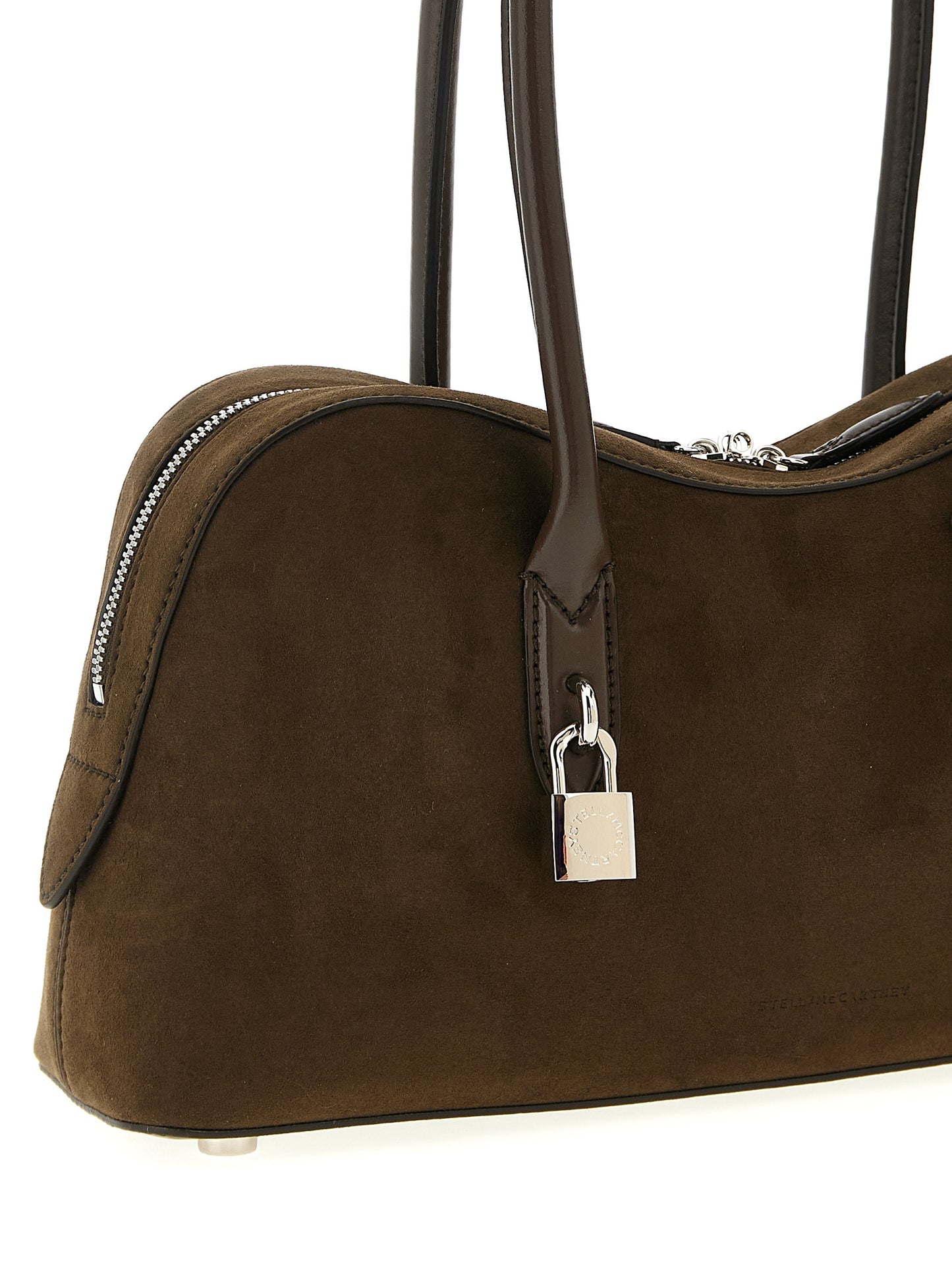 2-in-1 Shoulder & Crossbody Bag by Stella McCartney for women in polyester brown features a effortless chic silhouette with a secure zipper, ample , and versatile crossbody-strap, shoulder-strap & handle for a effortless chic finish.