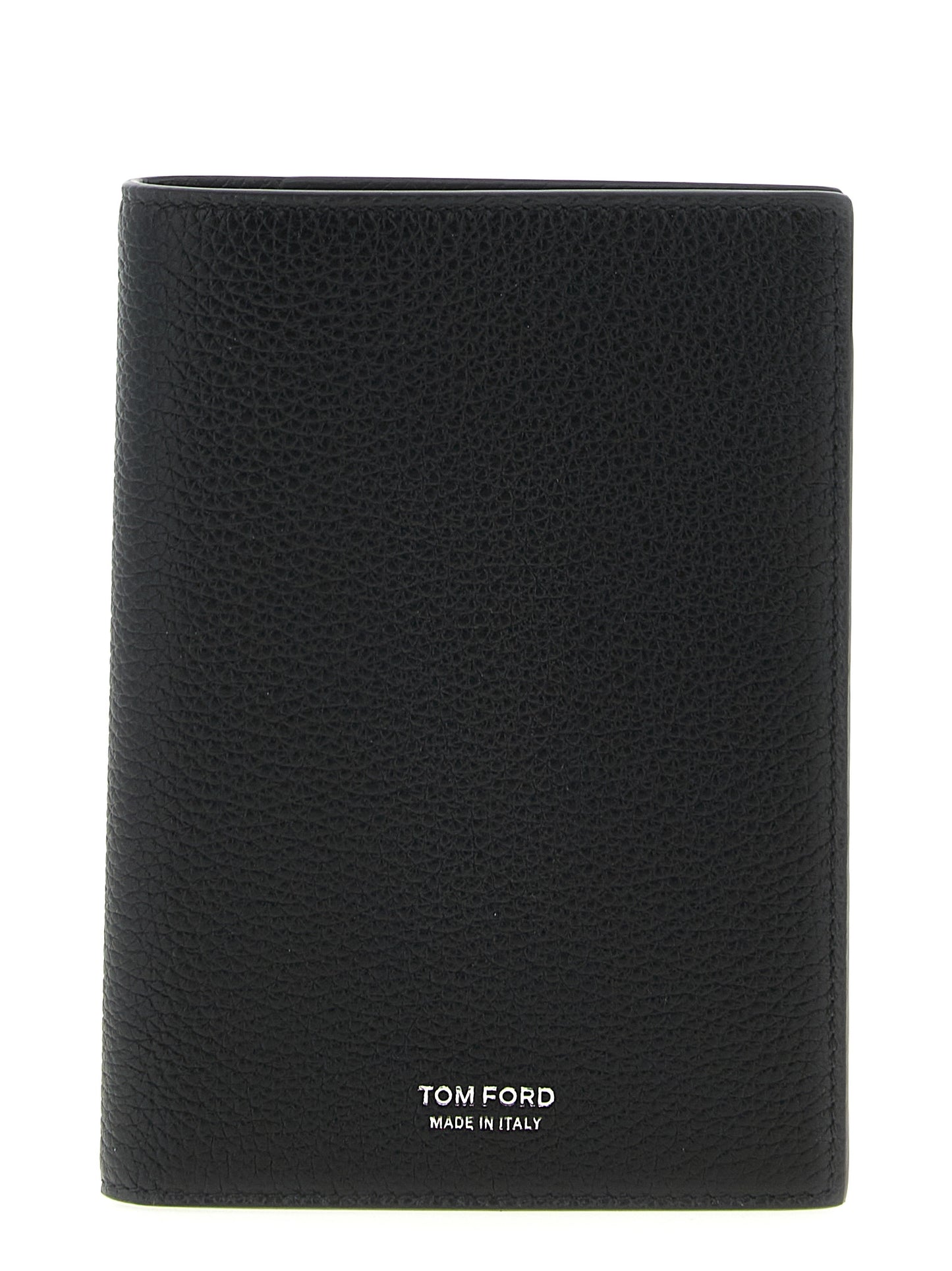 Cardholder Wallet by Tom Ford for men in calfskin leather black & print features a sleek silhouette, showcasing the sleek Calfskin Leather Cardholder Wallet design with sophisticated card-organization compact-design for a premium look.