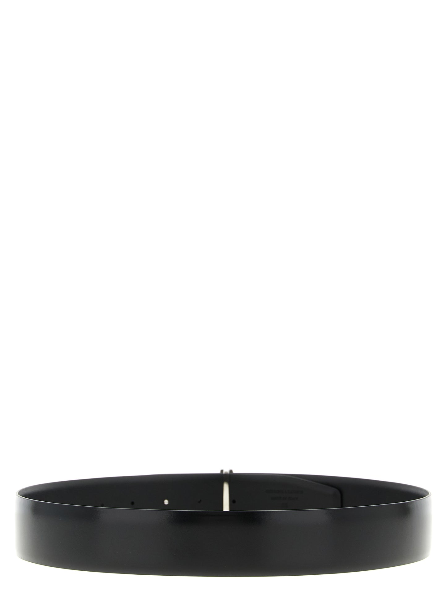 Belt by Tom Ford for men in calfskin leather black features a bohemian chic silhouette, showcasing the bohemian chic Calfskin Leather Belt design with a sophisticated bohemian chic finish.