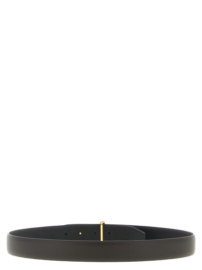 Belt by Tom Ford for men in calfskin leather black, brown, gold & multicolor features a bohemian chic silhouette, showcasing the bohemian chic Calfskin Leather Belt design with a sophisticated bohemian chic finish.