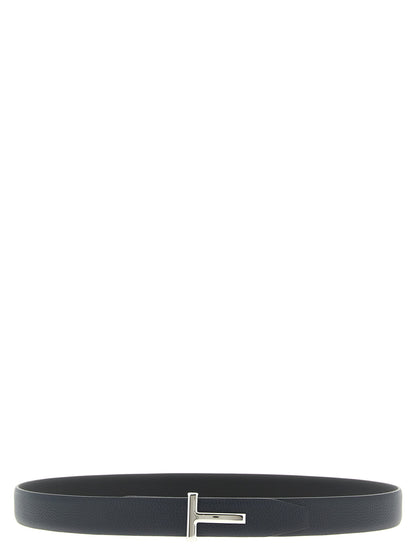 Belt by Tom Ford for men in calfskin leather black, dark-blue, multicolor & silver features an distinguished design, perfectly showcasing the sophisticated craftsmanship of this distinguished Calfskin Leather Belt.