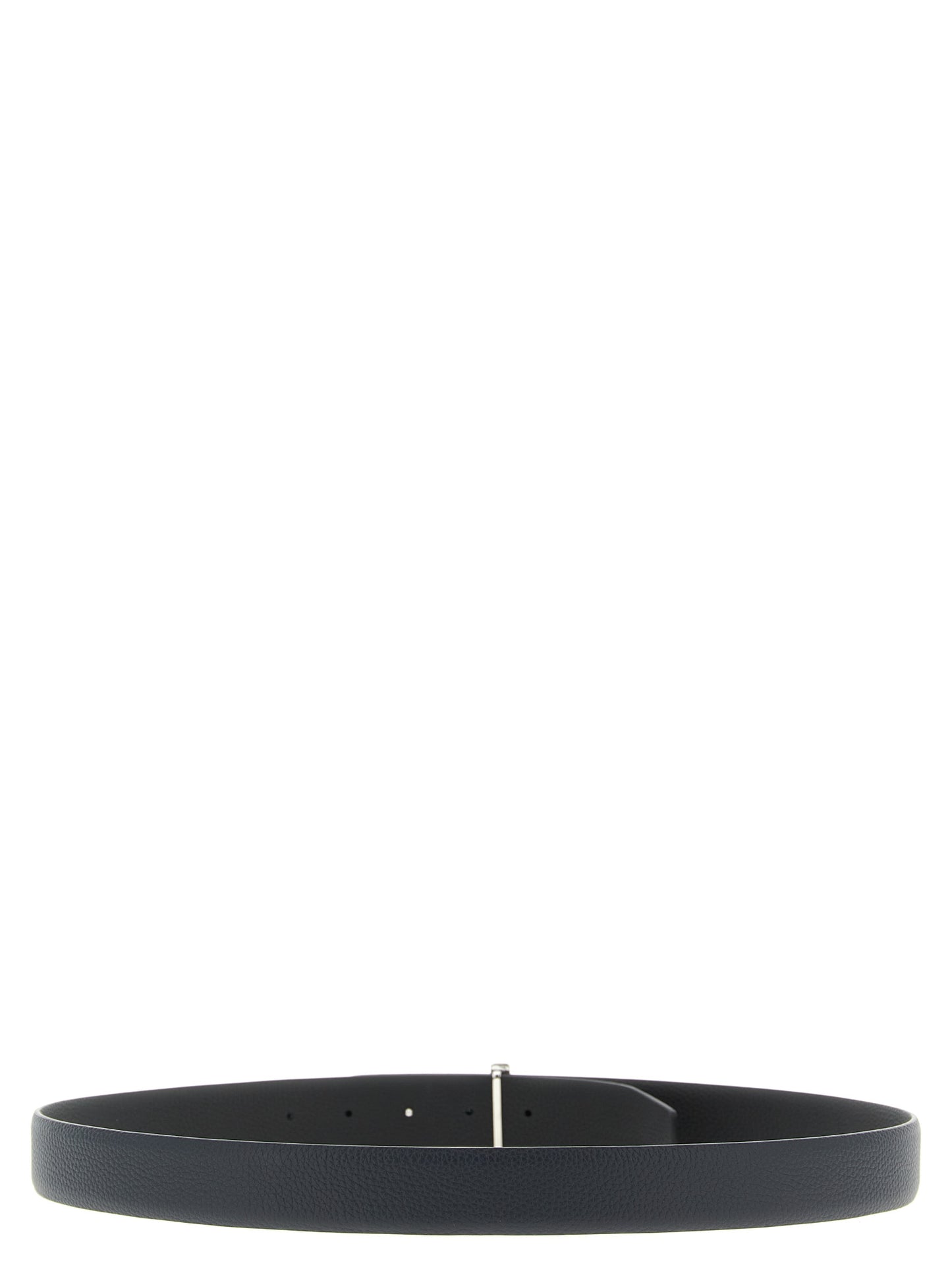 Belt by Tom Ford for men in calfskin leather black, dark-blue, multicolor & silver presents a artisanal silhouette from the Calfskin Leather Belt collection, showcasing an artisanal design and refined craftsmanship for a artisanal look.