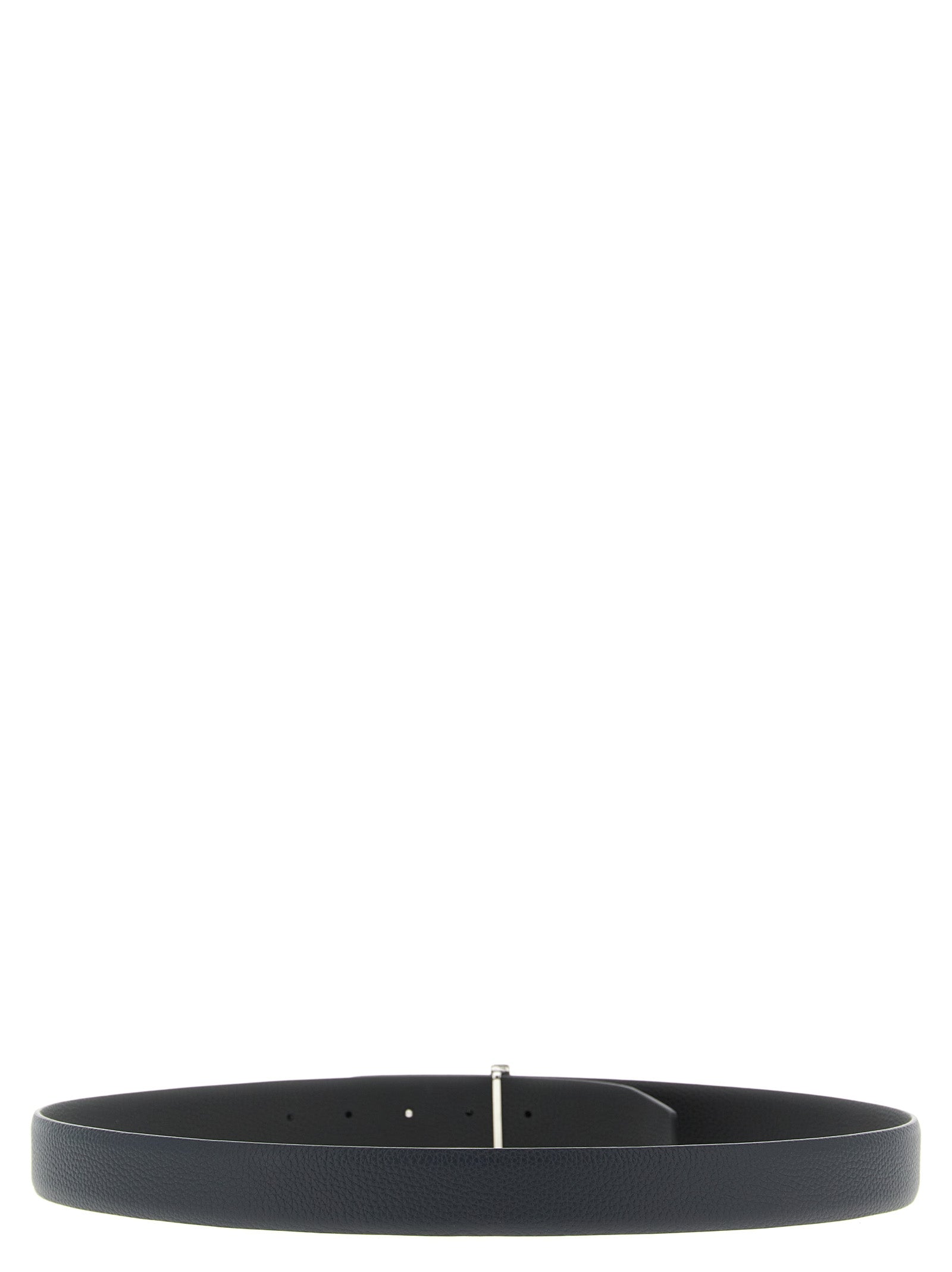 Belt by Tom Ford for men in calfskin leather black, dark-blue, multicolor & silver presents a artisanal silhouette from the Calfskin Leather Belt collection, showcasing an artisanal design and refined craftsmanship for a artisanal look.
