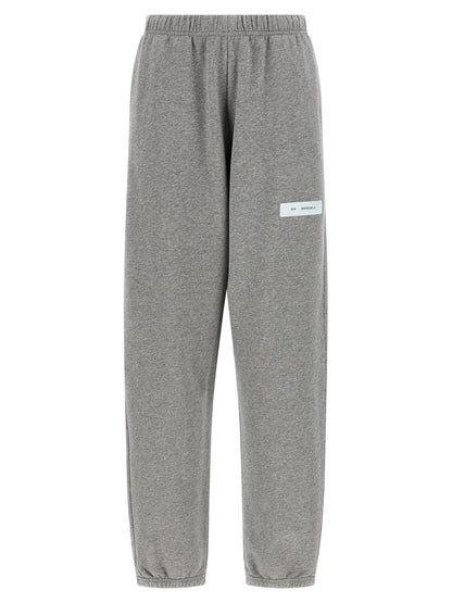 Joggers by MM6 Maison Margiela for women in cotton gray & print features an sartorial and long with a cut for a sartorial finish.