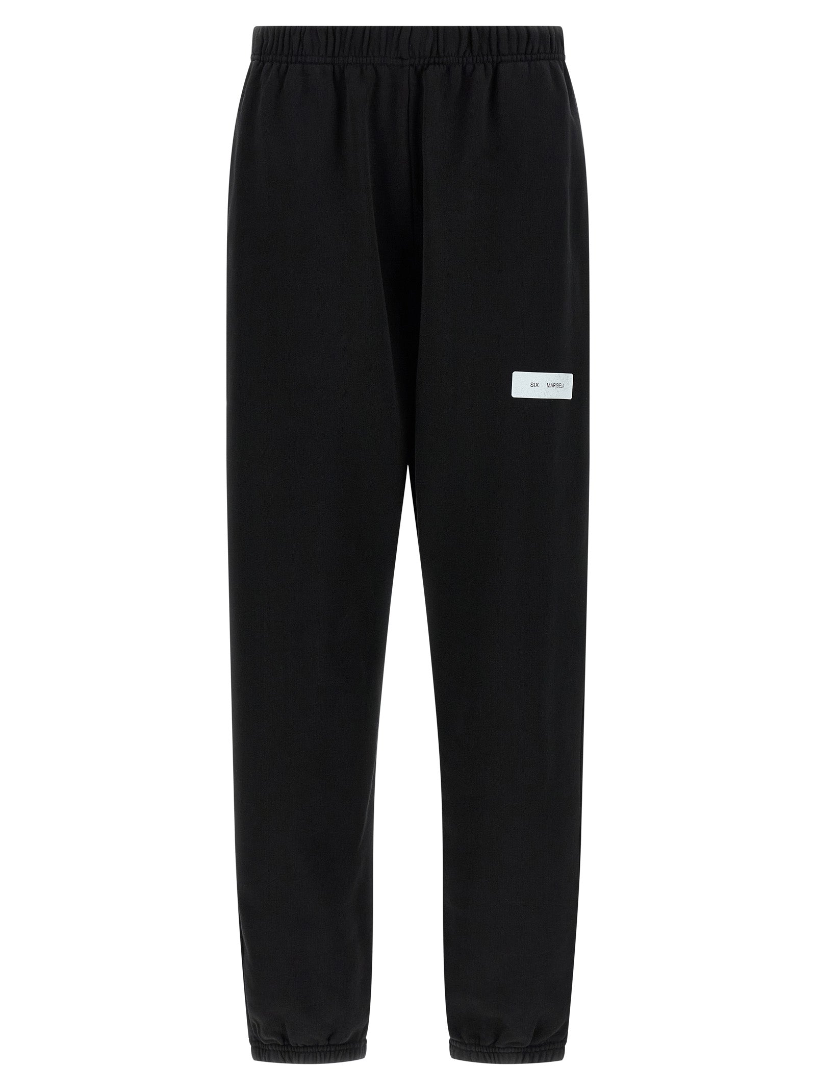 Joggers by MM6 Maison Margiela for women in cotton black & print features a polished silhouette with a polished , reaching a polished long and finished with a polished .