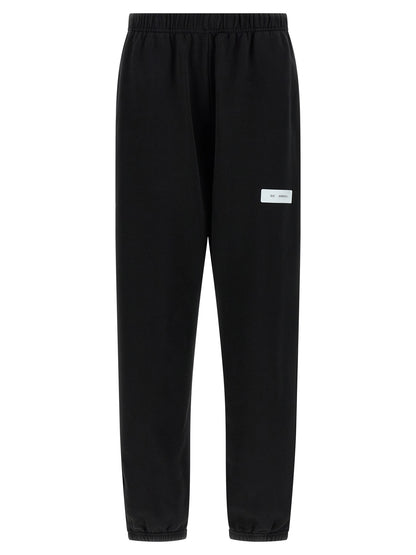 Joggers by MM6 Maison Margiela for women in cotton black & print features a polished silhouette with a polished , reaching a polished long and finished with a polished .
