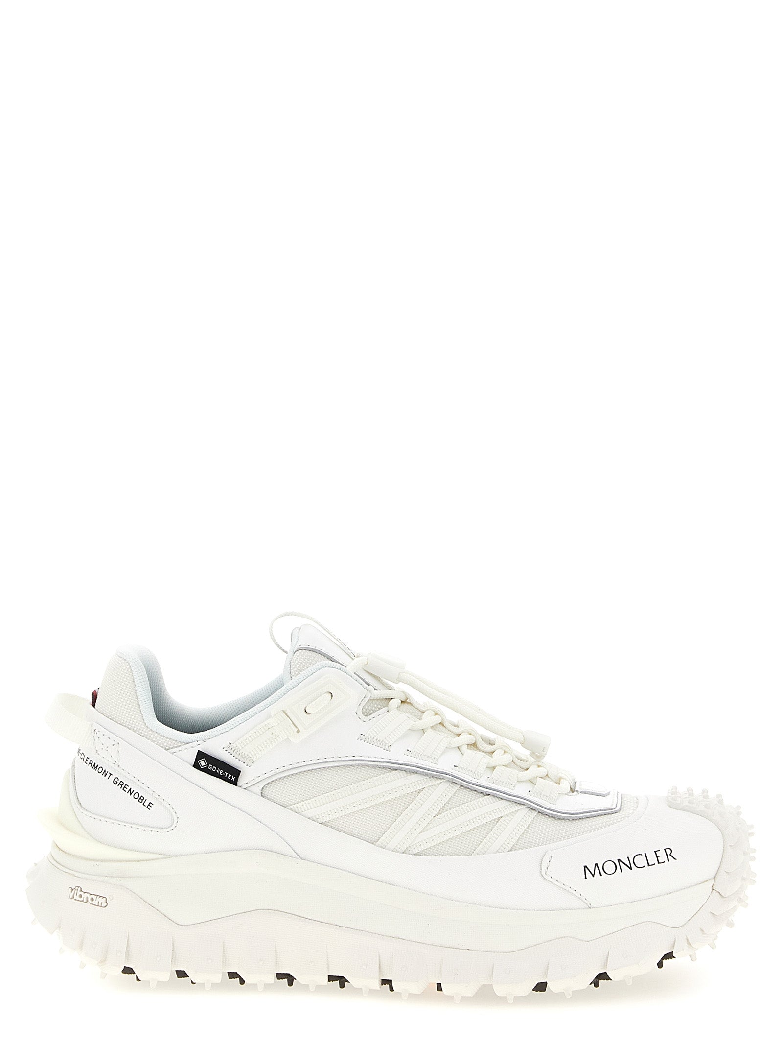 Athletic Sneakers Moncler men eva & polyamide leather white featuring a avant-garde Men's Athletic EVA & Polyamide Leather Sneakers design with a avant-garde athletic style for a refined finish.