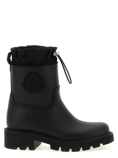 Ankle Rain Boots by Moncler for women in nylon eva & pvc black features an enchanting design from the The Blend Women's Nylon EVA & PVC Ankle Rain Boots collection, highlighting a enchanting and for a refined look.