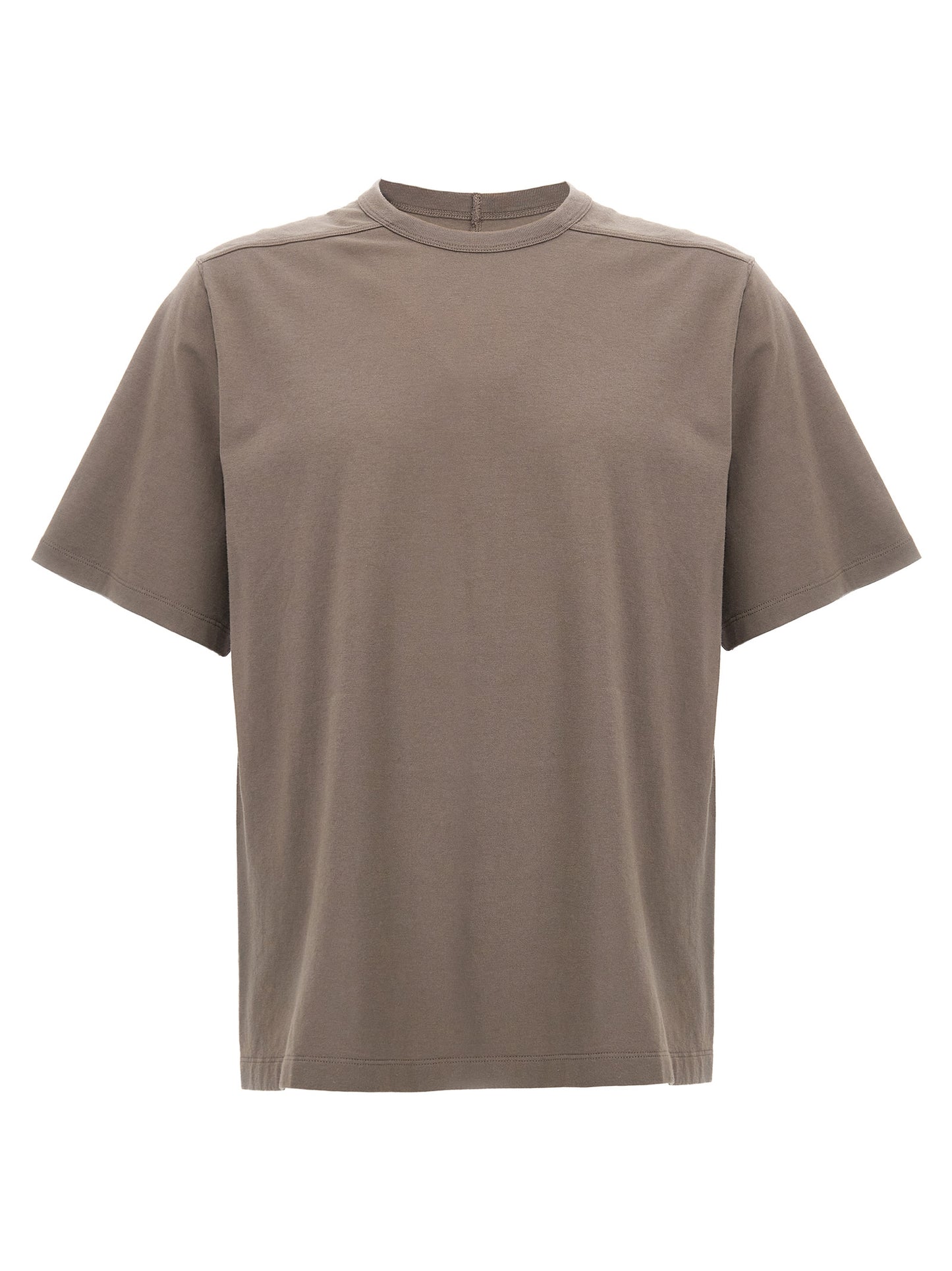 T-Shirt by Rick Owens for men in cotton gray features an on trend silhouette, perfectly showcasing a on trend and for an elevated aesthetic.
