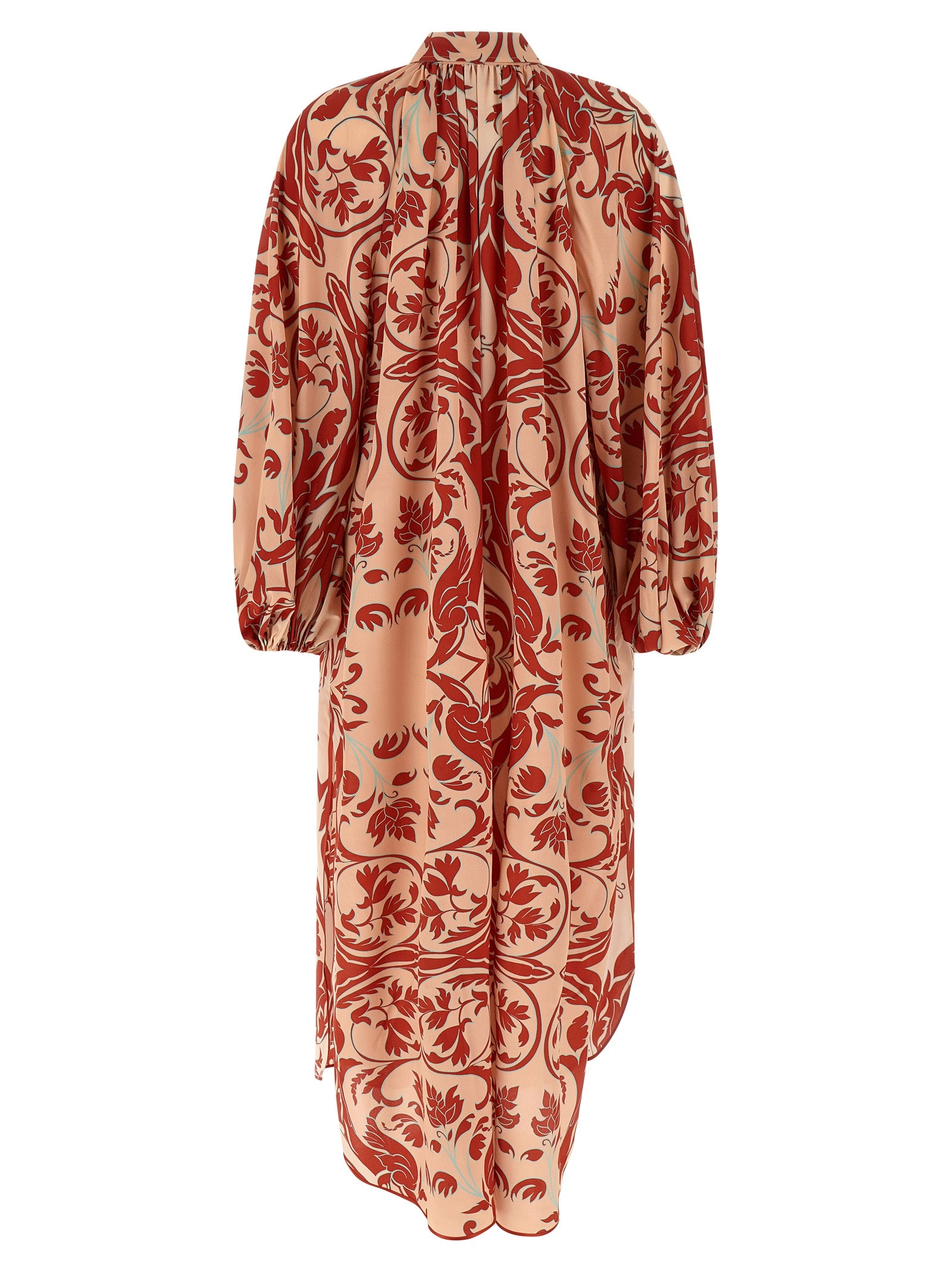 Dress by F.R.S. - FOR RESTLESS SLEEPERS for women in silk crepe satin multicolor, pink & print features an magnificent silhouette, artfully detailed with a magnificent and that flows into an magnificent maxi long.