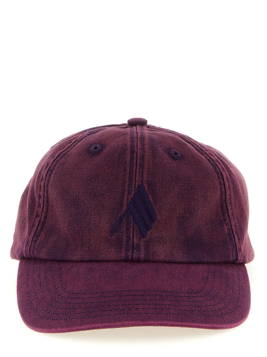 Baseball Cap by The Attico for women in cotton canvas purple features a distinguished silhouette, artfully capturing the essence of the distinguished Cotton Canvas Baseball Cap design with a sophisticated style.