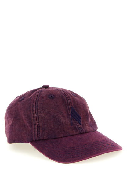 This Baseball Cap by The Attico for women in cotton canvas purple presents a distinguished silhouette, meticulously showcasing the signature aesthetic and high-end profile of the Cotton Canvas Baseball Cap.