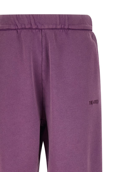 Joggers by The Attico for women in cotton purple features a refined silhouette with a refined relaxed-fit, defined by a and a refined long for a refined finish.
