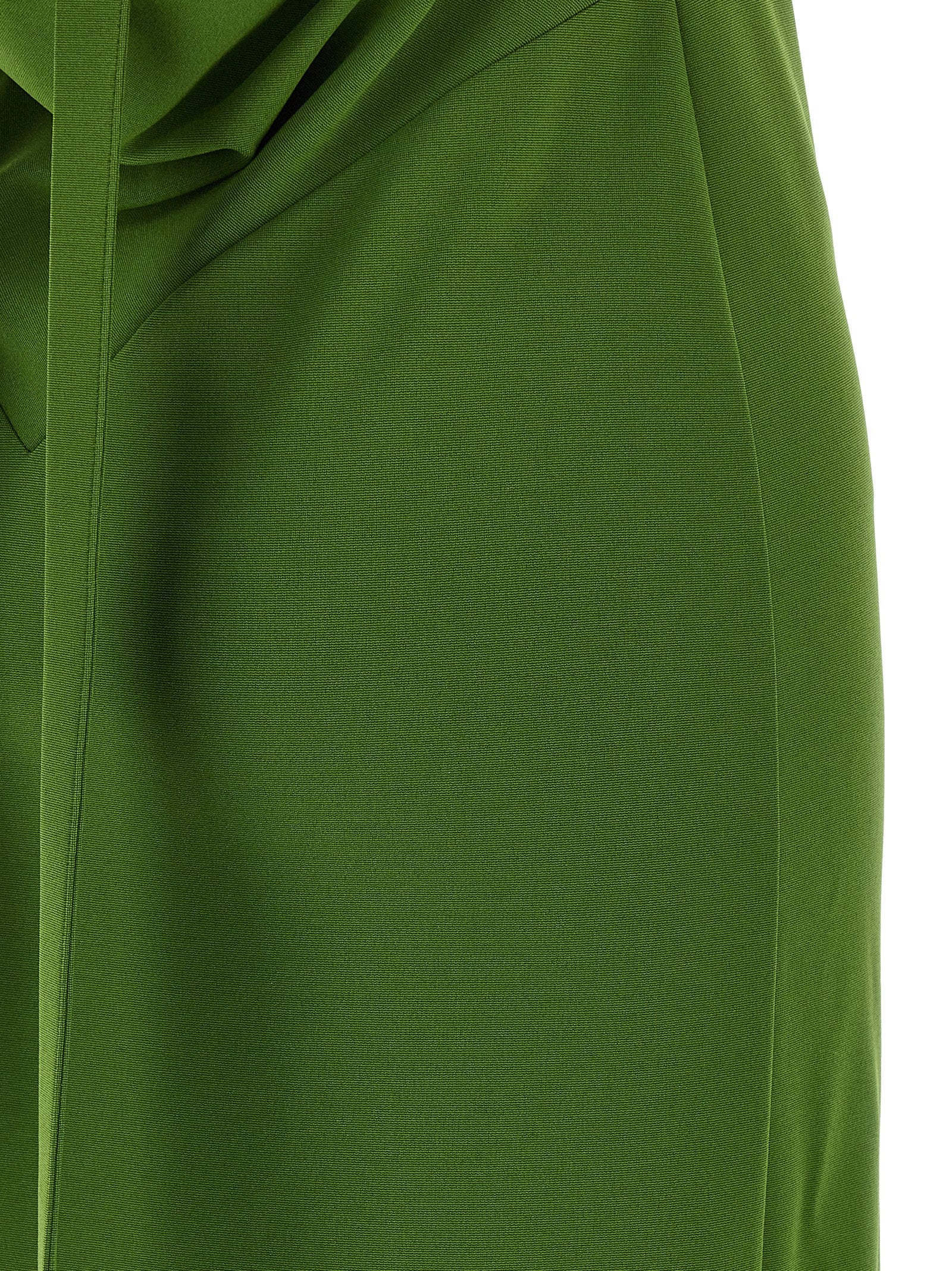 Dress by The Attico for women in polyamide silk viscose bicolour & green features an cute silhouette, detailed with a and that elegantly flows into a cute long.