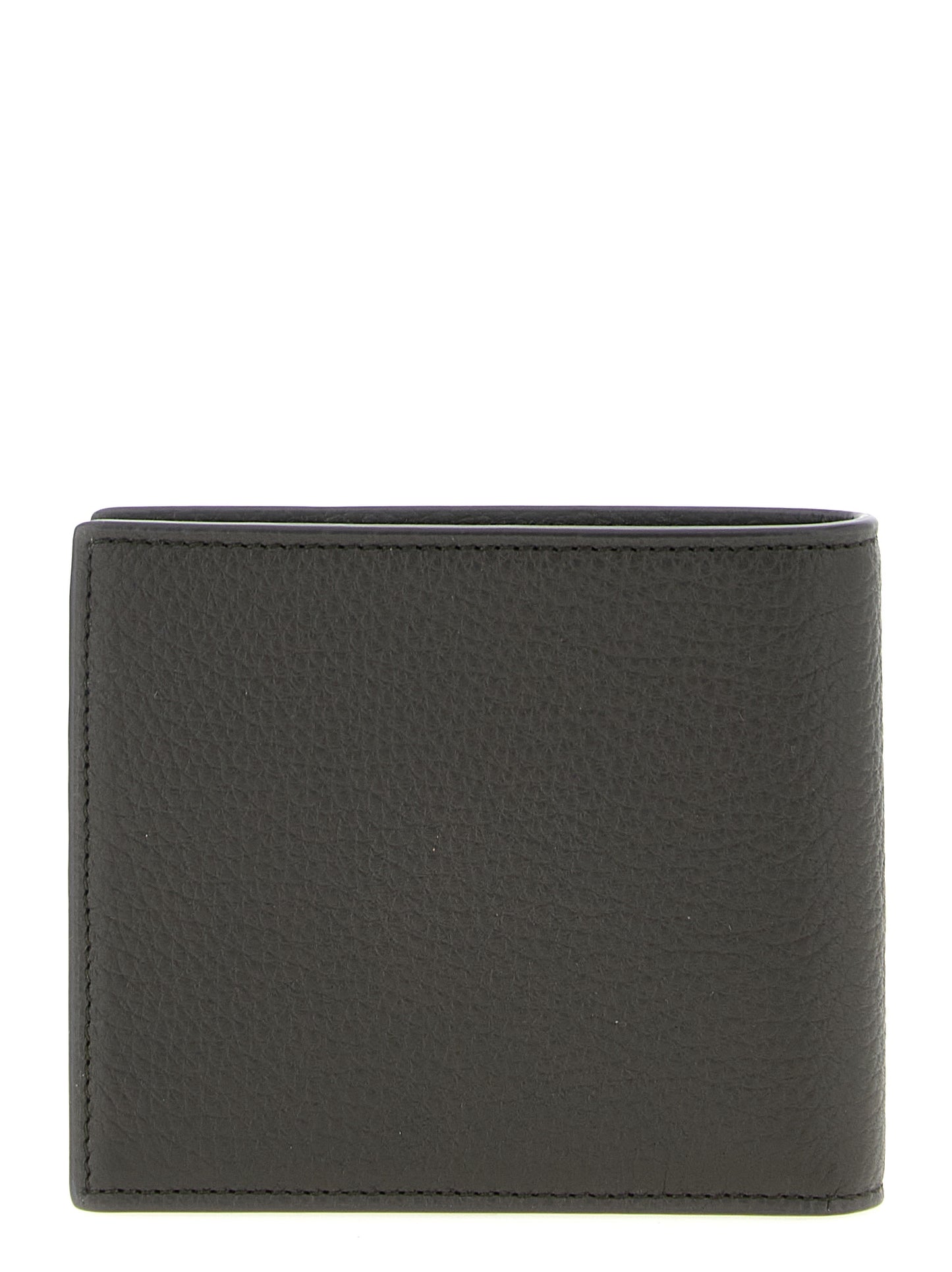 Wallet by Saint Laurent for men in calfskin leather brown showcases a distinguished silhouette, artfully capturing the essence of the distinguished Cassandre Calfskin Leather Wallet design with functional .