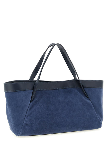 Shoulder Bag by Twinset for women in polyethylene polyurethane suede leather blue features a enviable silhouette, showcasing a secure magnetic, ample , and enviable shoulder-strap & handle for a enviable finish.