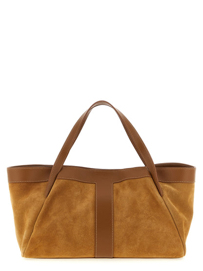Shoulder Bag by Twinset for women in polyethylene polyurethane suede leather brown features a distinguished silhouette, showcasing a secure magnetic and distinguished with versatile shoulder-strap & handle for a distinguished finish.