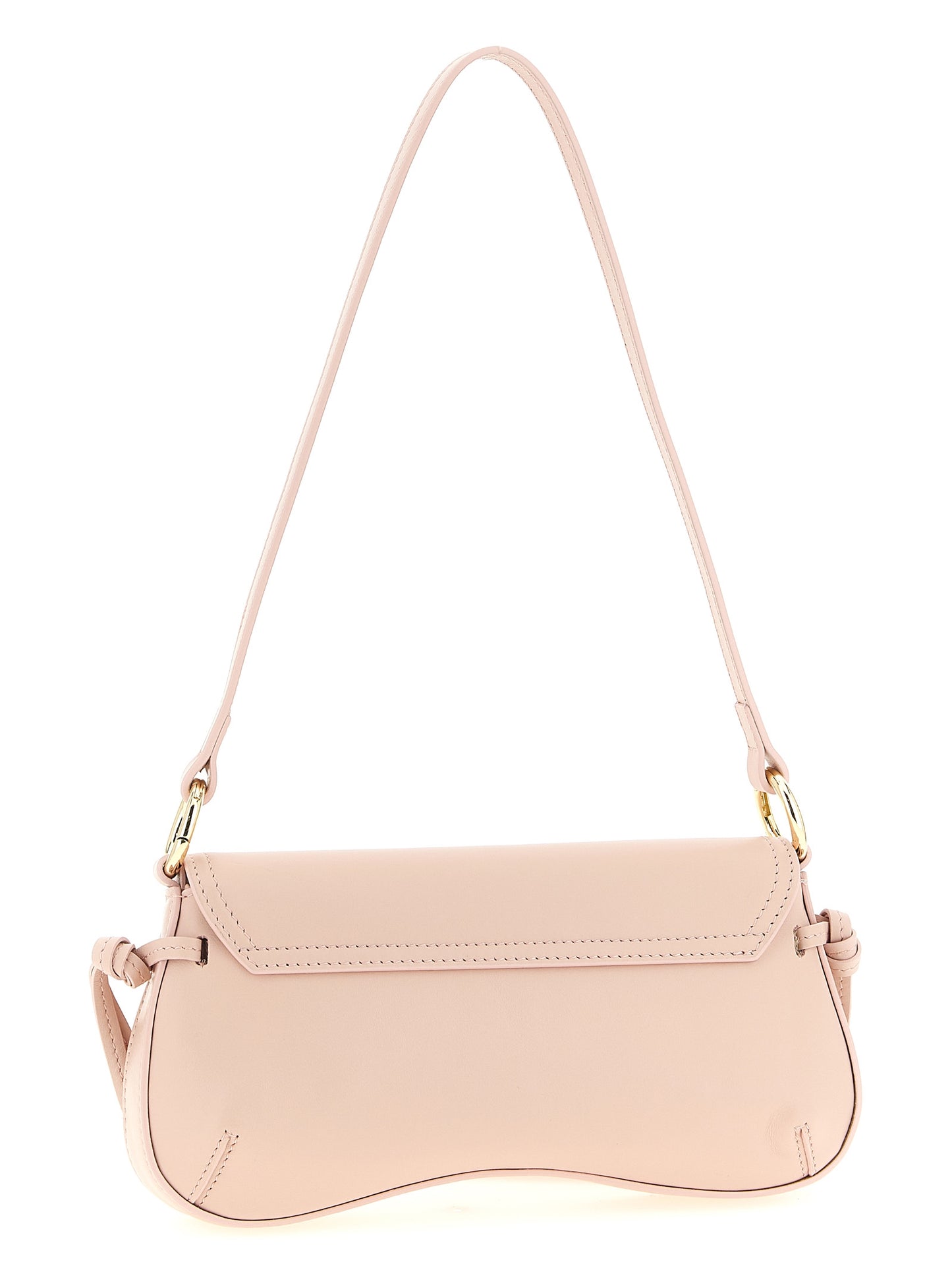 Shoulder Flap Bag by Twinset for women in calf leather multicolor & pink showcases a enviable silhouette, artfully detailed with a secure flap & magnetic, organized , and versatile shoulder-strap & handle for a enviable look.
