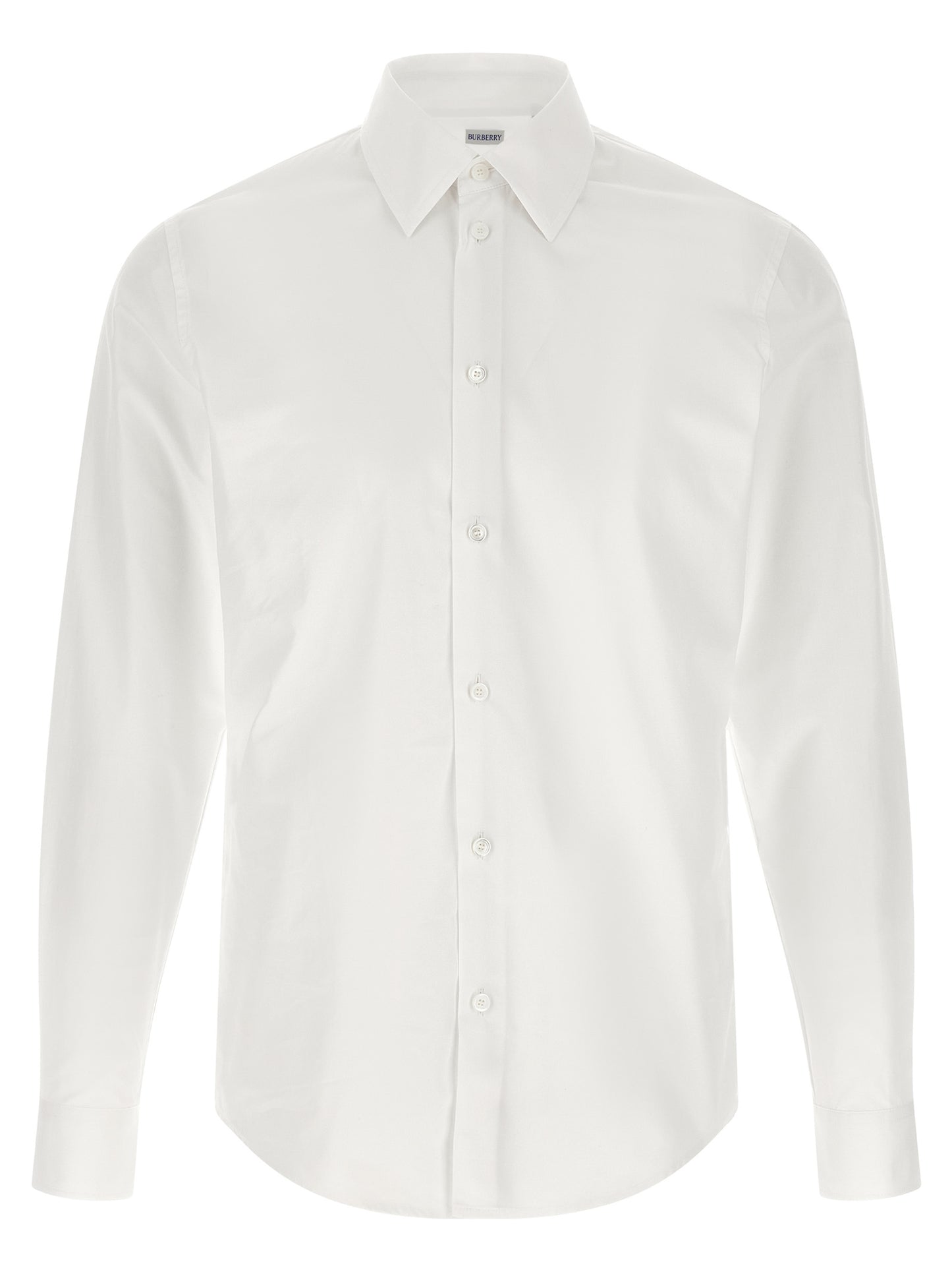 Shirt by Burberry for men in cotton white showcases a sublime silhouette, artfully detailed with a sublime and for a sophisticated, sublime finish.