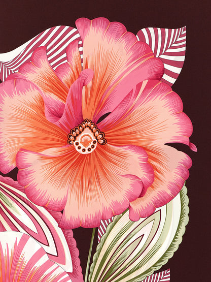 Scarf by Ferragamo for women in silk twill multicolor & print showcases a on trend silhouette, artfully capturing the on trend essence of the Icon Silk Twill Scarf design with a sophisticated finish.