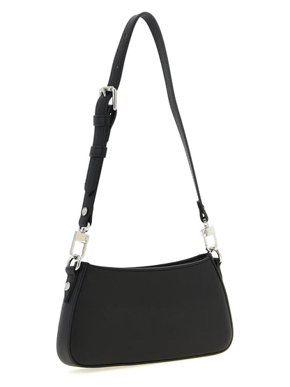Shoulder Bag by Vivienne Westwood for women in polyethylene polyurethane & cotton black features a effortless chic silhouette with a secure zipper, ample , and versatile shoulder-strap, adjustable-strap & handle for a effortless chic finish.