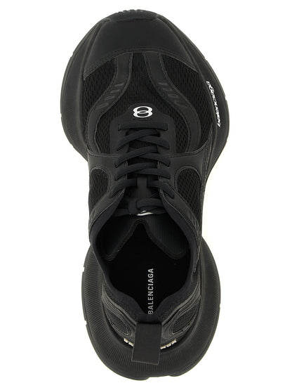Athletic Sneakers by Balenciaga for women in tu polyester polyurethane & nylon black features an exquisite silhouette, showcasing the premium athletic style of the Women's Athletic TU Polyester Polyurethane & Nylon Sneakers with an exquisite finish.