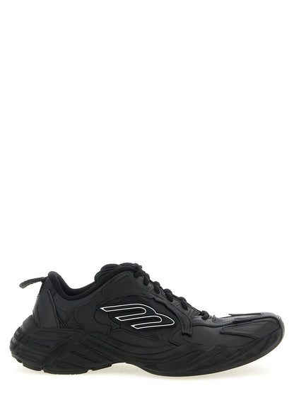 Athletic Sneakers Balenciaga women calfskin leather & polyester black featuring a avant-garde Icon Women's Athletic Calfskin Leather & Polyester Sneakers design with a avant-garde athletic style for a refined finish.