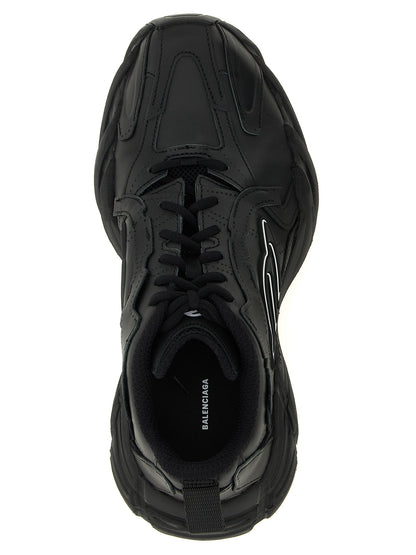 Athletic Sneakers by Balenciaga for women in calfskin leather & polyester black showcases an impeccable silhouette, defined by an impeccable athletic style design that perfectly captures the essence of the Icon Women's Athletic Calfskin Leather & Polyester Sneakers.