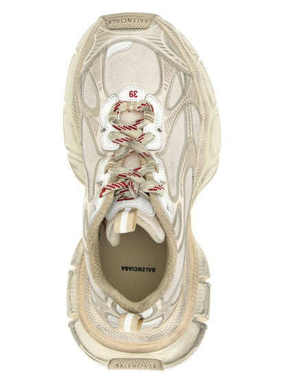 Athletic Sneakers by Balenciaga for women in polyester polyurethane & polyethylene silver features an effortless chic silhouette, showcasing the signature athletic style of the Women's Athletic Polyester Polyurethane & Polyethylene Sneakers collection with a truly effortless chic finish.