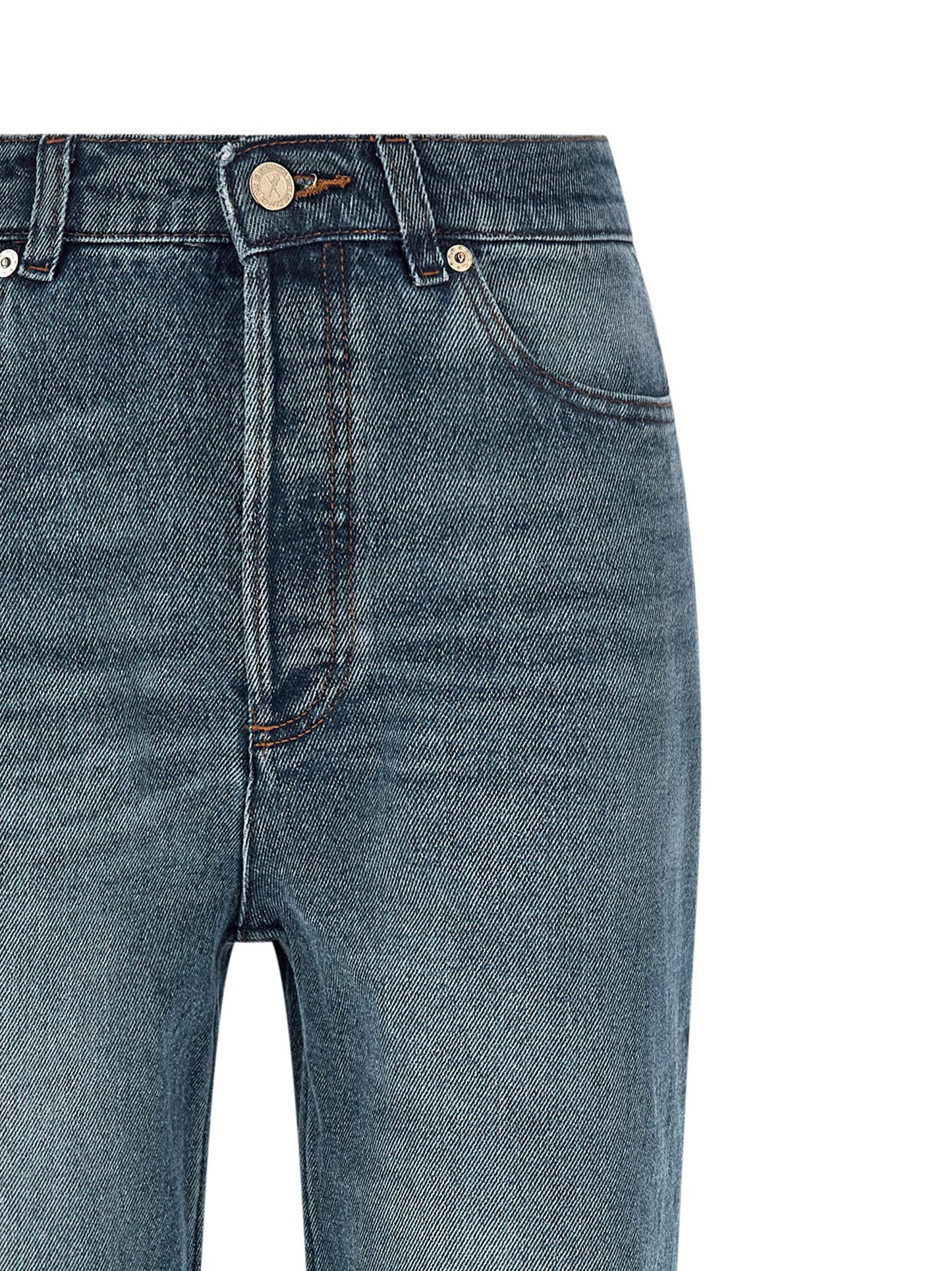 Jeans by A.P.C. for women in denim cotton blue features an sophisticated high rise and flared with a precise long, creating a sophisticated and sophisticated silhouette.