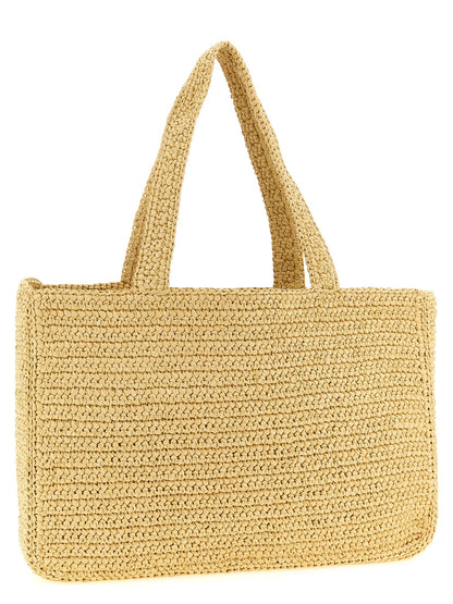 Large Shopper Tote Bag by Valentino Garavani for women in polyester polyurethane python leather black & signature showcases a statuesque Crochet Viva Superstar V Logo Polyester Polyurethane Python Leather Large Shopper Tote Bag design, featuring a secure , ample , and versatile handle for a statuesque finish.