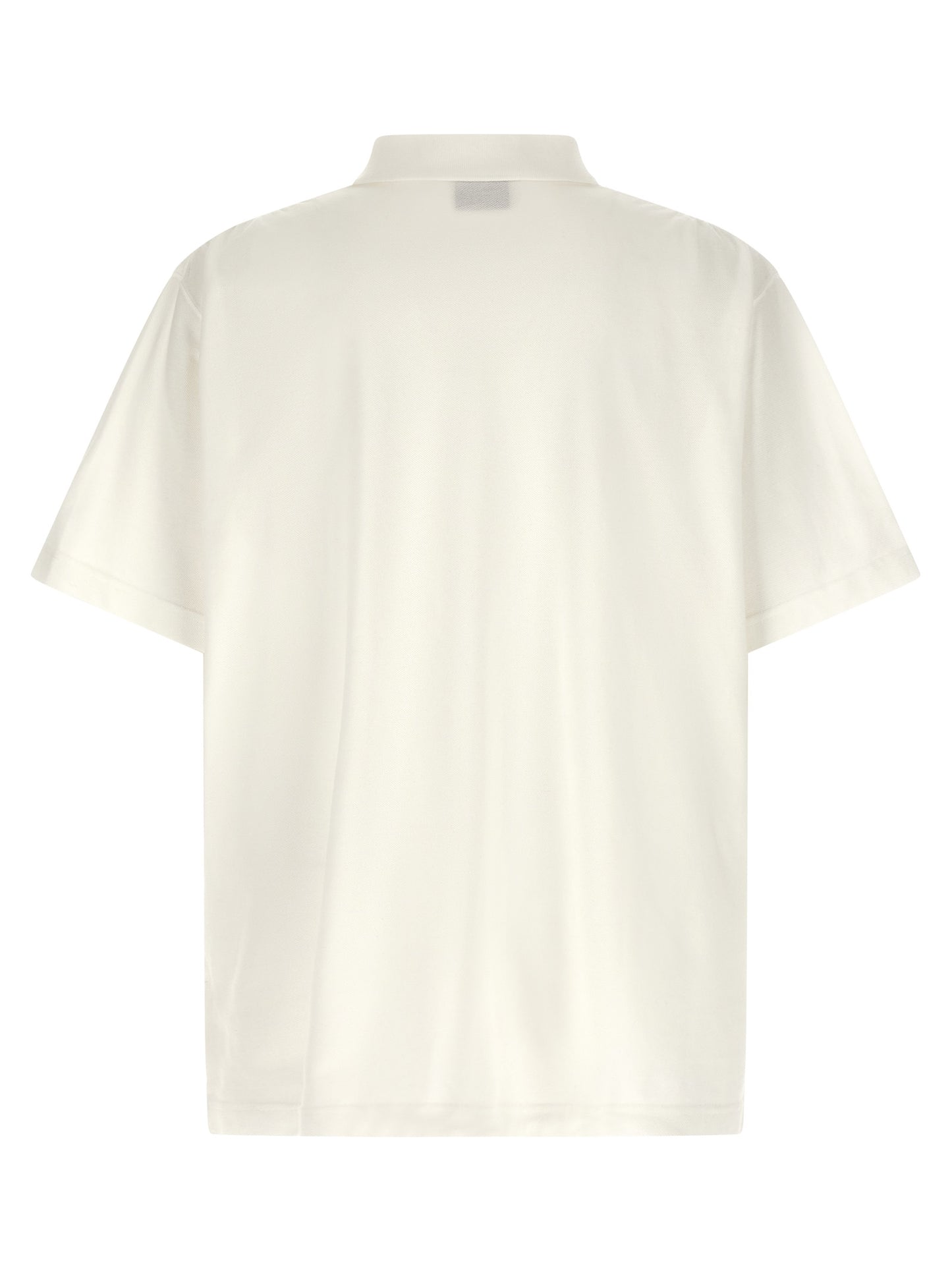 Polo Shirt by Balenciaga for men in cotton white showcases a enviable silhouette, featuring a refined and for a enviable finish.