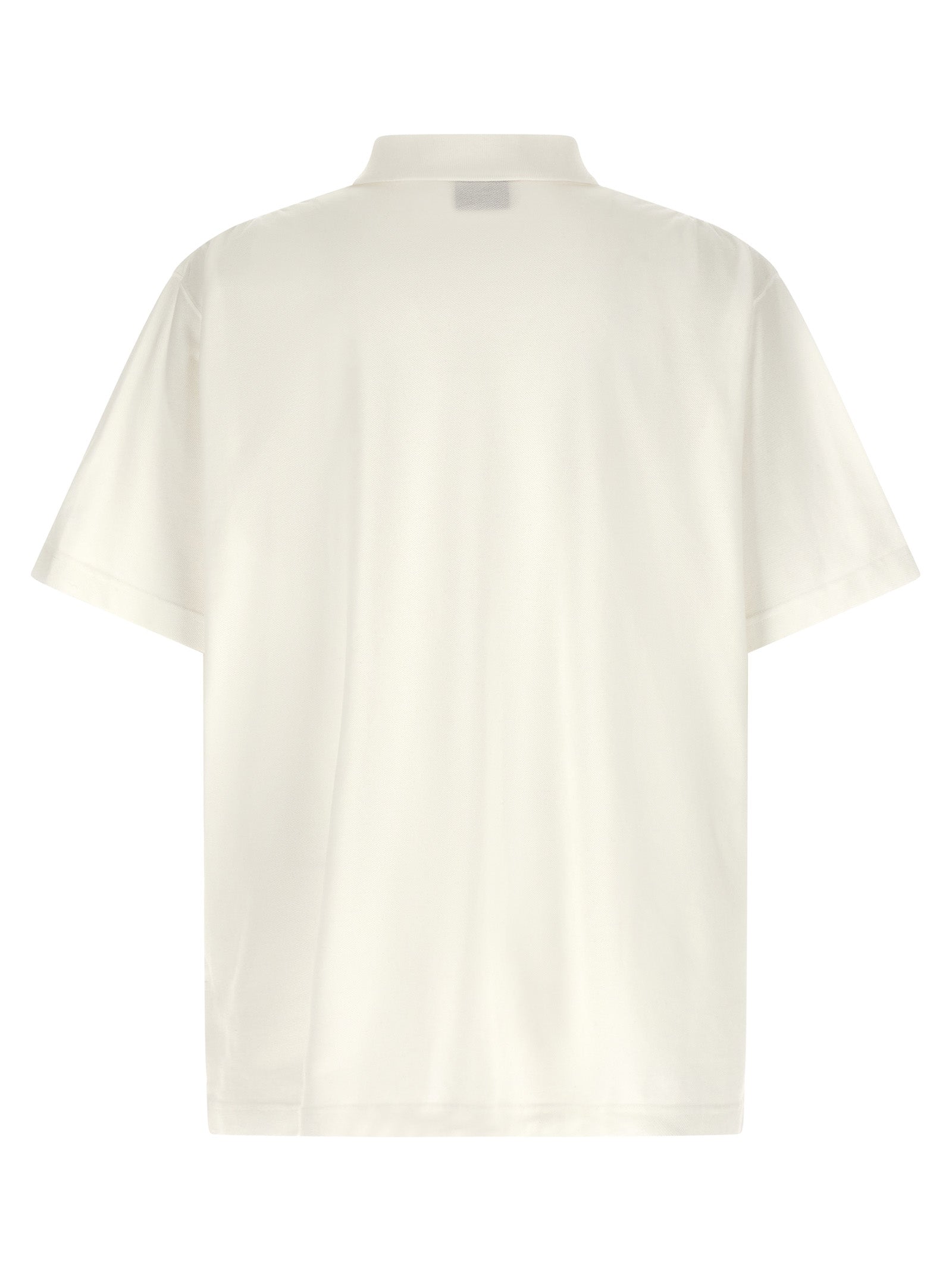 Polo Shirt by Balenciaga for men in cotton white showcases a enviable silhouette, featuring a refined and for a enviable finish.