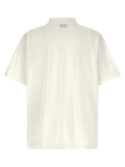 Polo Shirt by Balenciaga for men in cotton white showcases a enviable silhouette, featuring a refined and for a enviable finish.