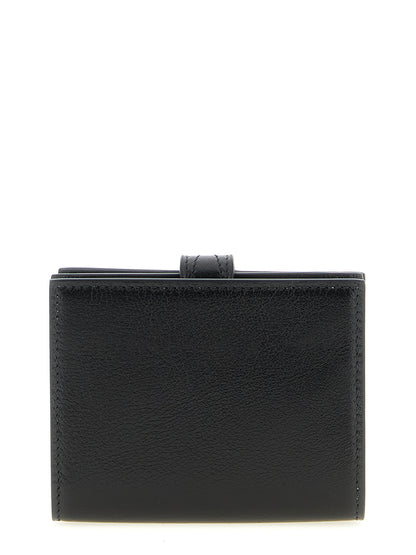 Cardholder Card Case by Chloé for women in brass & buffalo leather black & gold showcases a couture-grade silhouette from the Paddington Brass & Buffalo Leather Cardholder Card Case collection, highlighting functional card-organization eco-friendly for a couture-grade finish.